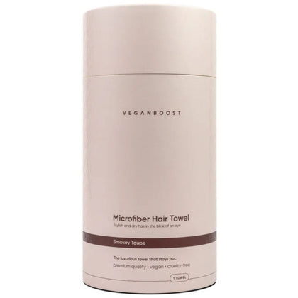 Veganboost Hair Towel Smokey Taupe