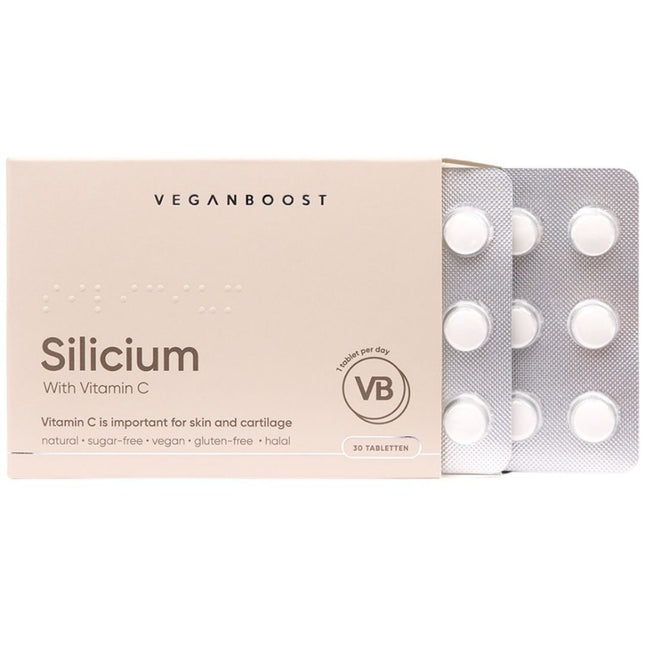Veganboost Silicium + vitamine C - 30pcs