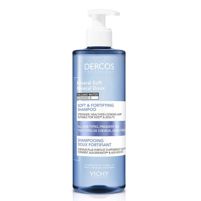 Vichy Dercos Mineral Soft Shampoo - 390ml