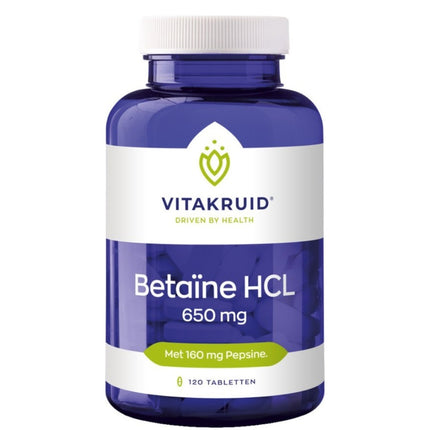 Vitakruid Betaïne HCL 650mg - 120pcs