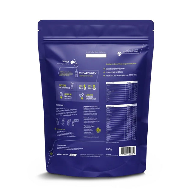 Vitakruid Clear Whey Isolate Tropical - 750ml