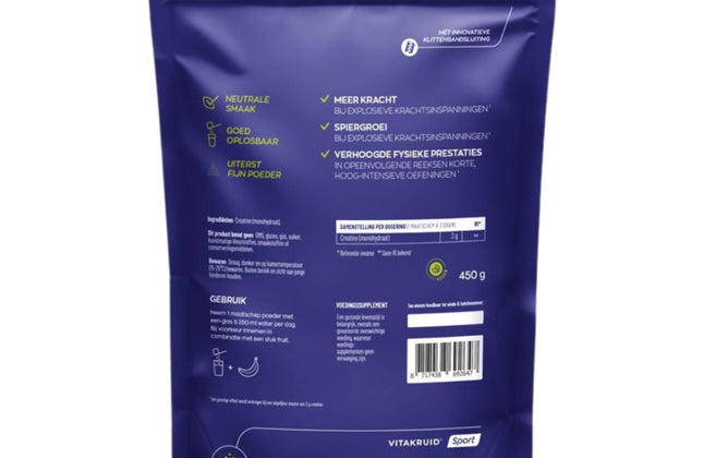 Vitakruid Creatine Monohydraat - 450gr