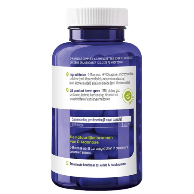 Vitakruid D-Mannose 500mg - 90pcs