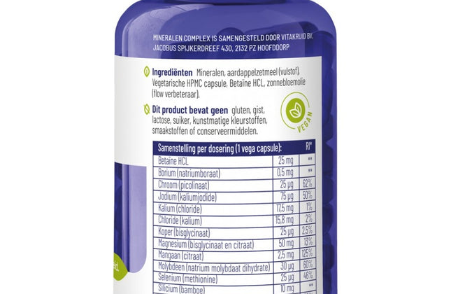 Vitakruid Mineralen Complex - 90 Vegan Capsules