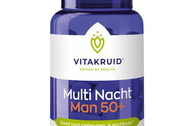 Vitakruid Multi Dag & Nacht Man 50+ - 2x30pcs