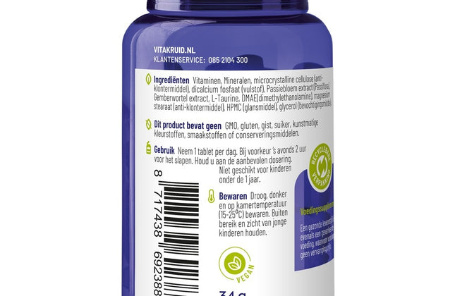 Vitakruid Multi Nacht Man Sport