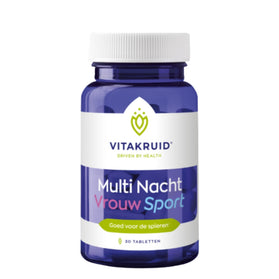 Vitakruid Multi Nacht Vrouw Sport- 30pcs