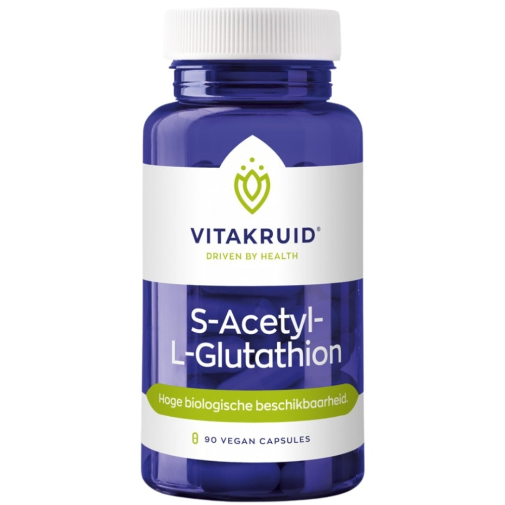 Vitakruid S-Acetyl-L-Glutathione available at Haarspullen.nl for 21.50 Vitakruid S-Acetyl-L-Glutathione available at Haarspullen.nl for 21.50