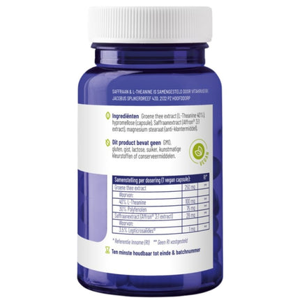 Vitakruid Saffraan & L-Theanine met 28mg Affron