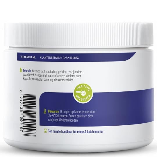 Vitakruid Vitamine C Poeder Calcium- & Magnesiumascorbaat - 260gr.