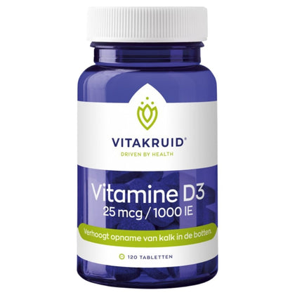 Vitakruid Vitamine D3 25 mcg / 1000 IE - 120pcs