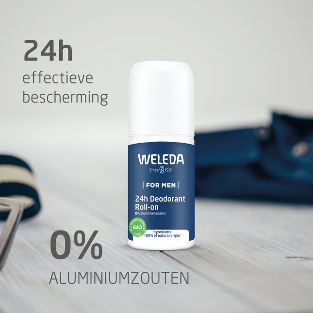 Weleda 24H Roll-On Deodorant Men - 50ml