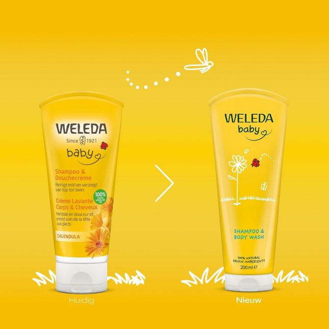 Weleda Baby Calendula Shampoo & Douchecrème - 200ml