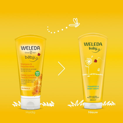 Weleda Baby Calendula Shampoo & Douchecrème - 200ml