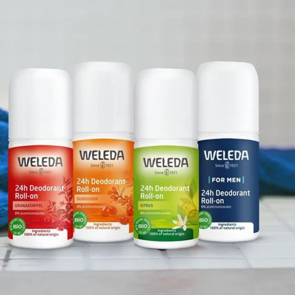 Weleda Deodorant Roll On 24H Granaatappel - 50ml