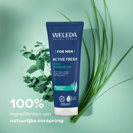 Weleda Men 3in1 Active Fresh Douchegel - 200ml