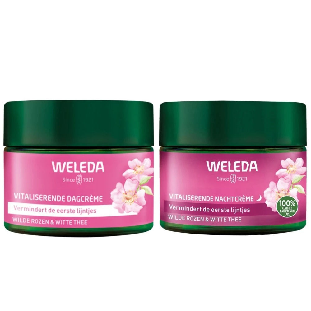 Weleda Vitaliserende Dagcrème + Nachtcrème Duo - 2x40ml