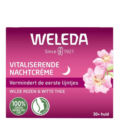 Weleda Wilde Rozen & Witte Thee Vitaliserende Nachtcrème - 40ml