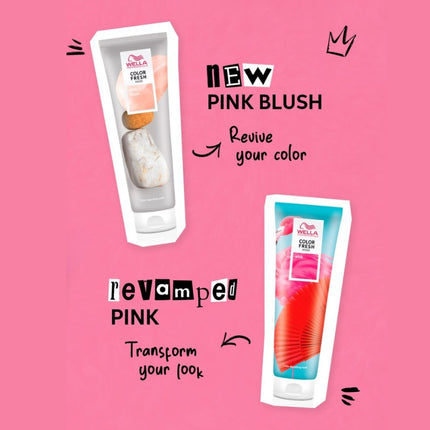 Wella Color Fresh Pink Blush Mask - 150ml