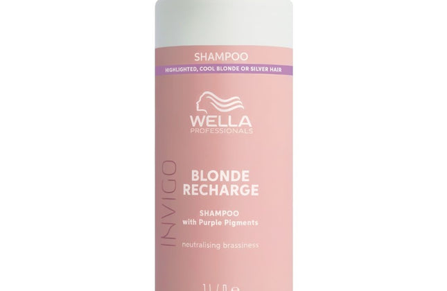 Wella Invigo Color Recharge Blonde Shampoo - Cool
