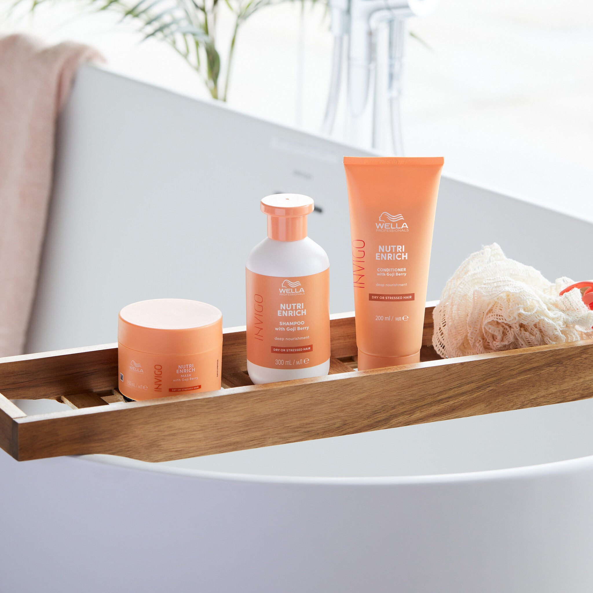 Wella Invigo Nutri Enrich Deep Nourishing de Luxe Set - 300+200+150ml