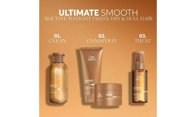 Wella Ultimate Smooth Complete Set - 250+200+150+100ml