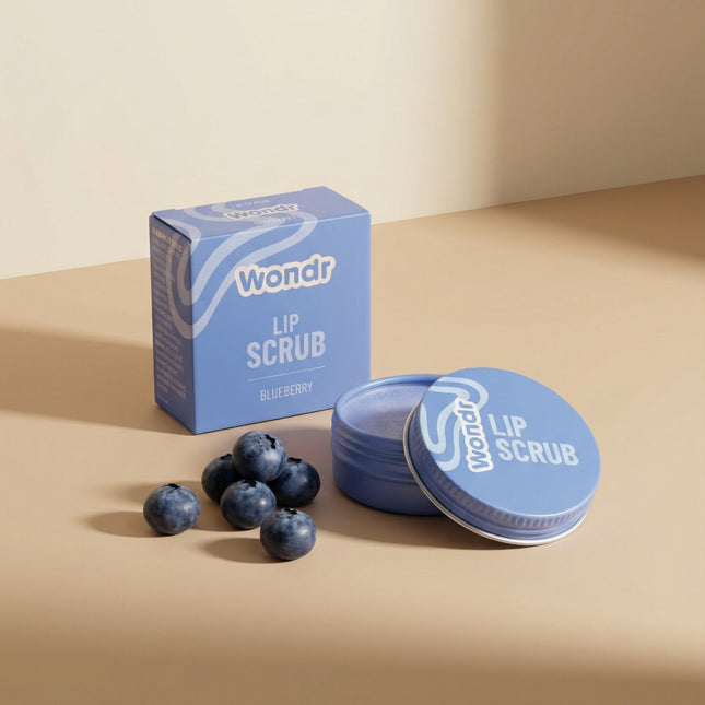 WONDR Lip Scrub Blueberry