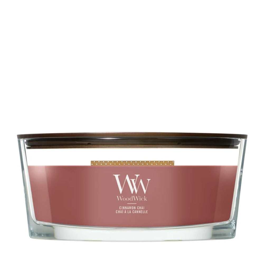 WoodWick Cinnamon Chai Ellipse Candle - 454gr
