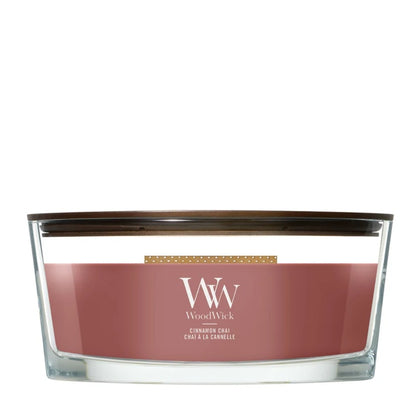 WoodWick Cinnamon Chai Ellipse Candle - 454gr
