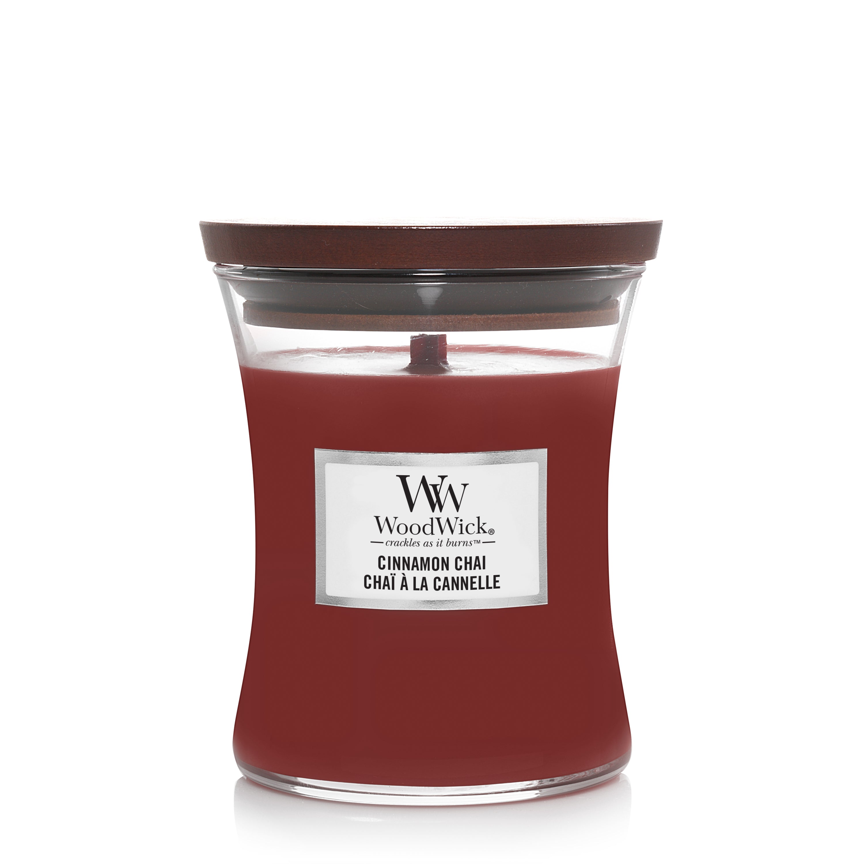 WoodWick Cinnamon Chai Medium Candle - 275gr