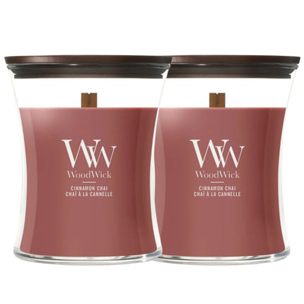 WoodWick Cinnamon Chai Medium Candle - 275gr