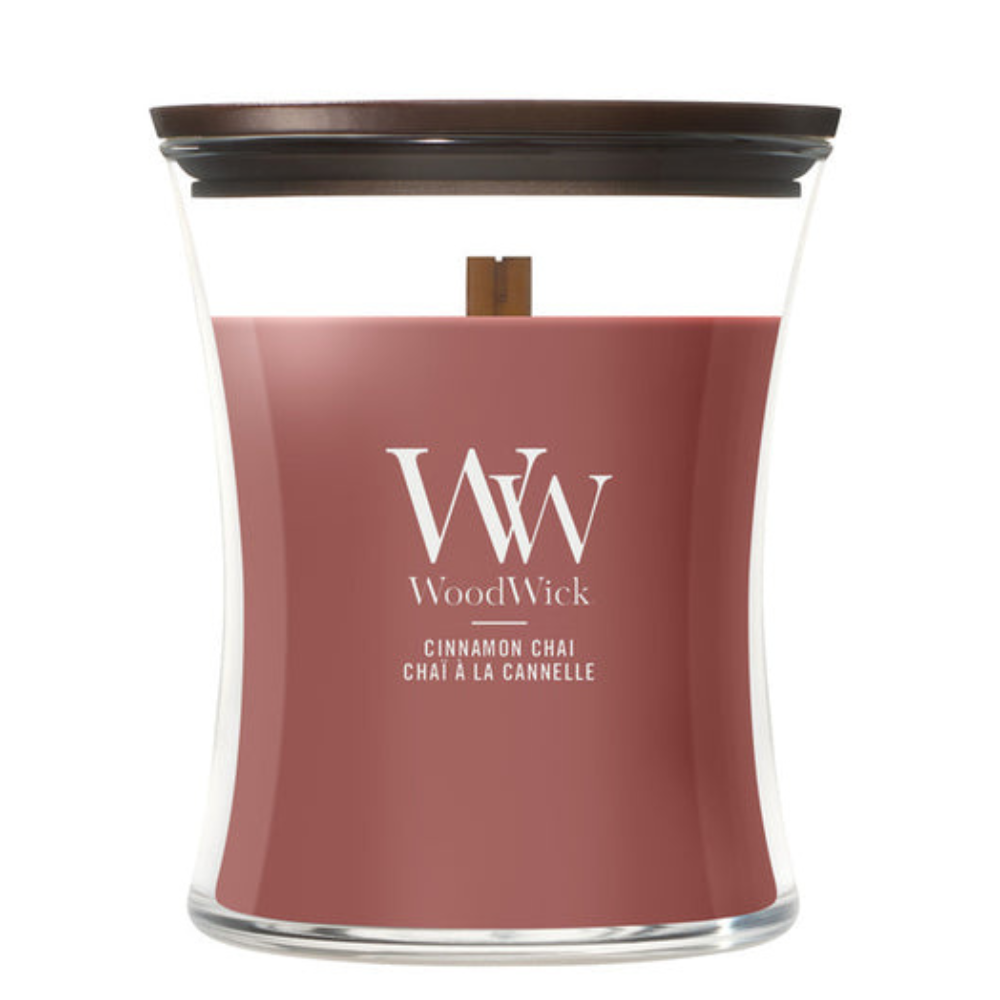 WoodWick Cinnamon Chai Medium Candle - 275gr