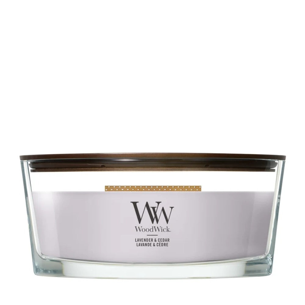 WoodWick Lavender & Cedar Ellipse Candle - 454gr
