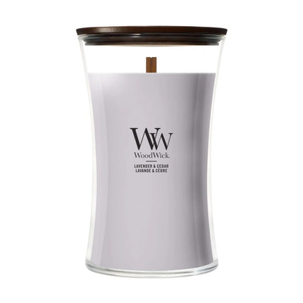 WoodWick Lavender & Cedar Large Candle - 611gr