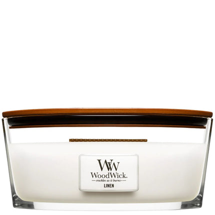 WoodWick Linen Ellipse Candle - 454gr