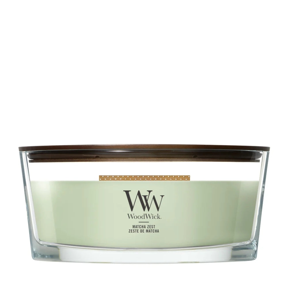 WoodWick Matcha Zest Ellipse Candle - 454gr