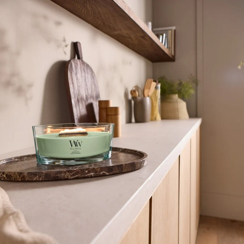 WoodWick Matcha Zest Ellipse Candle - 454gr