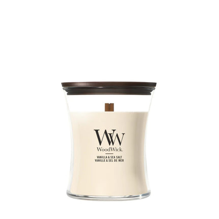 WoodWick Vanilla & Sea Salt Medium Candle - 275gr