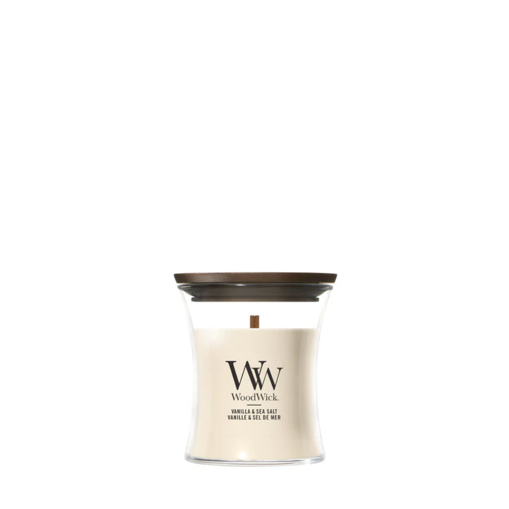 WoodWick Vanilla & Sea Salt Mini Candle - 85gr
