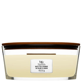 Woodwick White Tea & Jasmine Ellipse Candle - 454gr