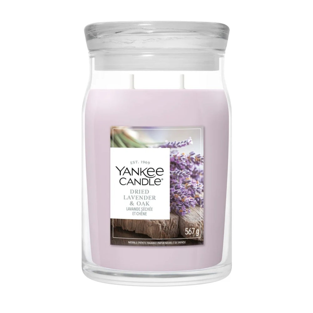 Yankee Candle Dried Lavender & Oak Large Jar - 567gr