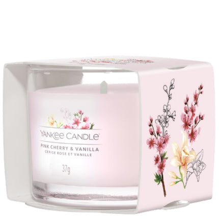 Yankee Candle Pink Cherry & Vanilla Filled Votive - 37gr