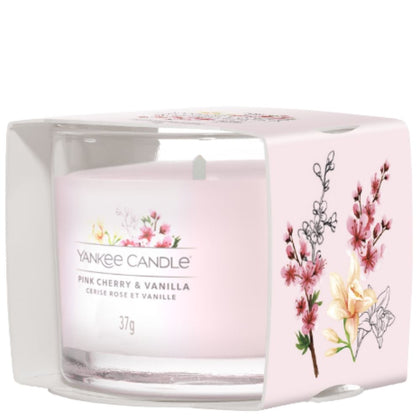 Yankee Candle Pink Cherry & Vanilla Filled Votive - 37gr