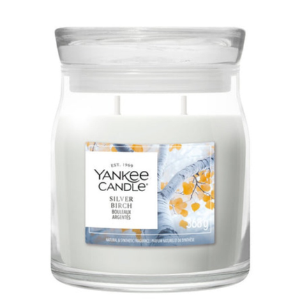 Yankee Candle Silver Birch Medium Jar - 368gr