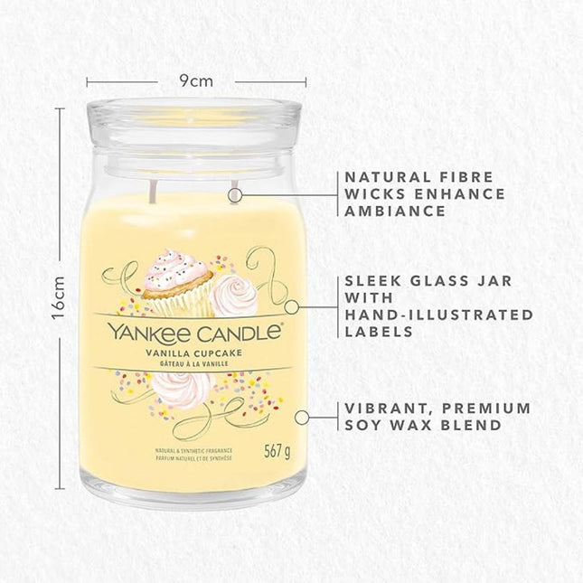 Yankee Candle Vanilla Cupcake Signature Large Jar - 567gr