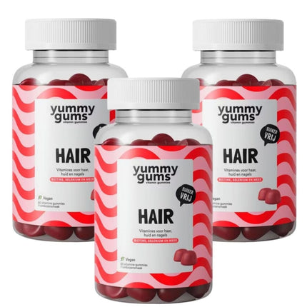 Yummygums Hair Gummies Kuurbox - 3x60pcs