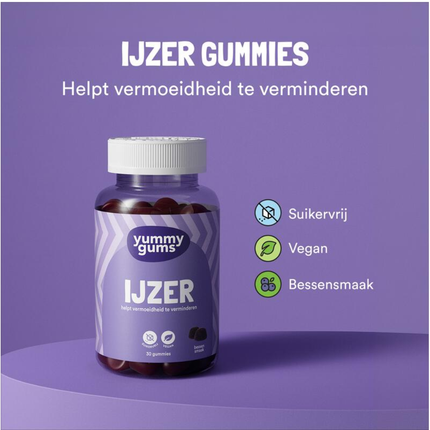 Yummygums IJzer Gummies - 30pcs