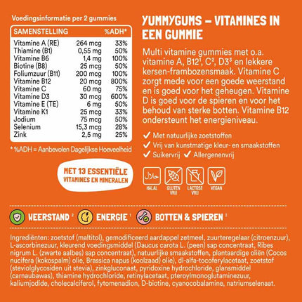 Yummygums Multi+ Gummies - 60pcs