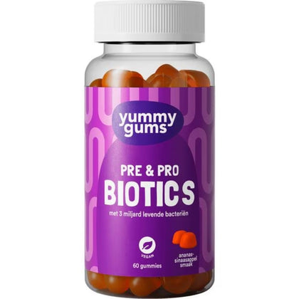 Yummygums Pre & Pro Biotics Gummies - 60 pcs