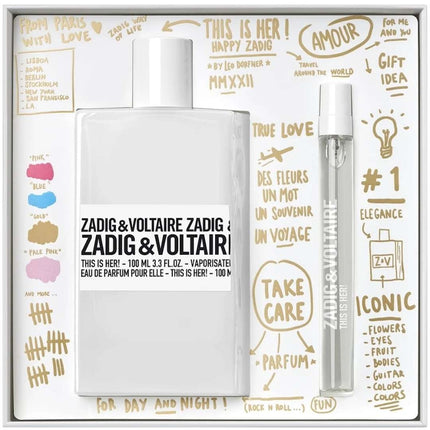 Zadig & Voltaire This is Her! Eau de Parfum Giftset - 100ml+10ml